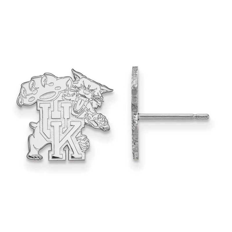 Sterling Silver University Of Kentucky Small Post Earrings